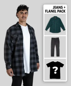 Flanno + Jeans Pack - Plus 2 Clothing