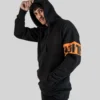 Orange Armband Tall Hoodie - Plus 2 Clothing