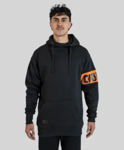 Orange Armband Tall Hoodie - Plus 2 Clothing