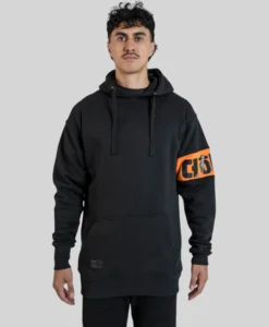 Orange Armband Tall Hoodie - Plus 2 Clothing