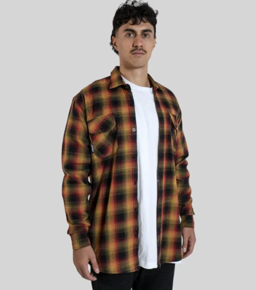 Tall Flannel - Outlaw - Plus 2 Clothing