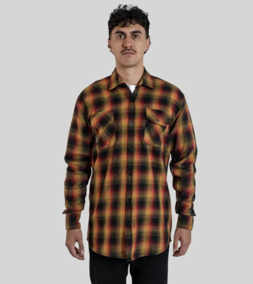 Tall Flannel - Outlaw - Plus 2 Clothing