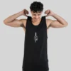 Tall Singlet - Skull Knife - Plus 2 Clothing
