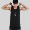 Tall Singlet - Skull Knife - Plus 2 Clothing