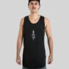 Tall Singlet - Skull Knife - Plus 2 Clothing