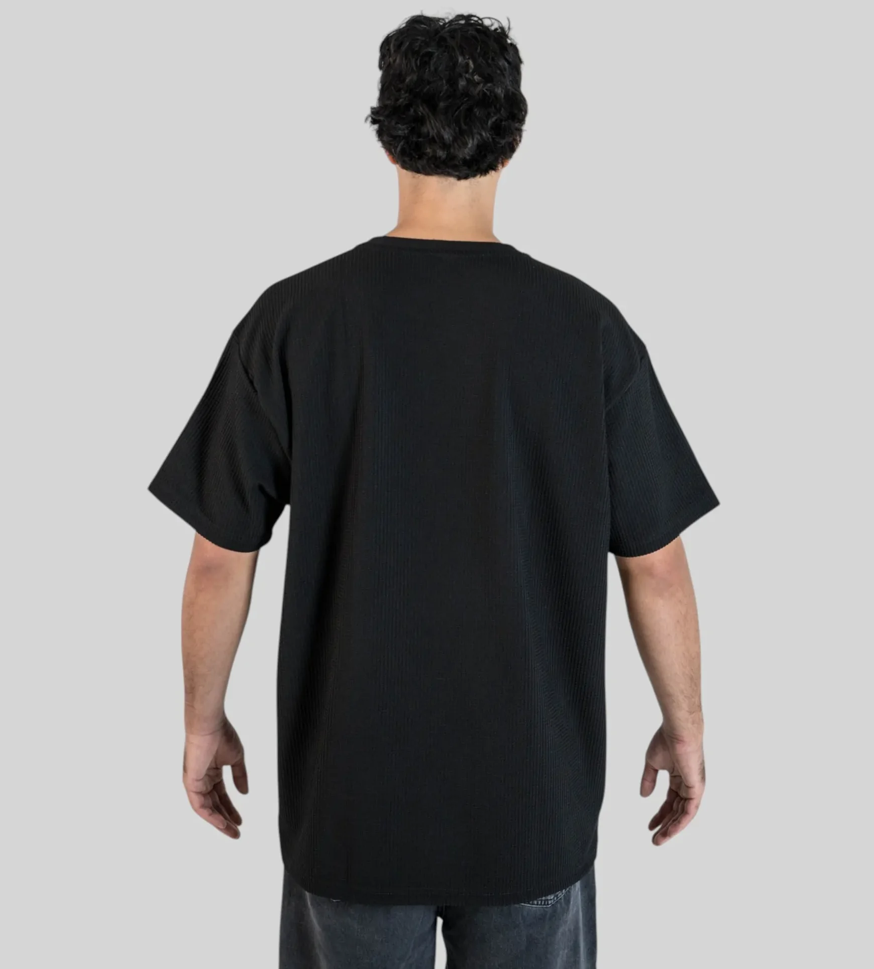 Oversized Tee - Waffle - Plus 2 Clothing