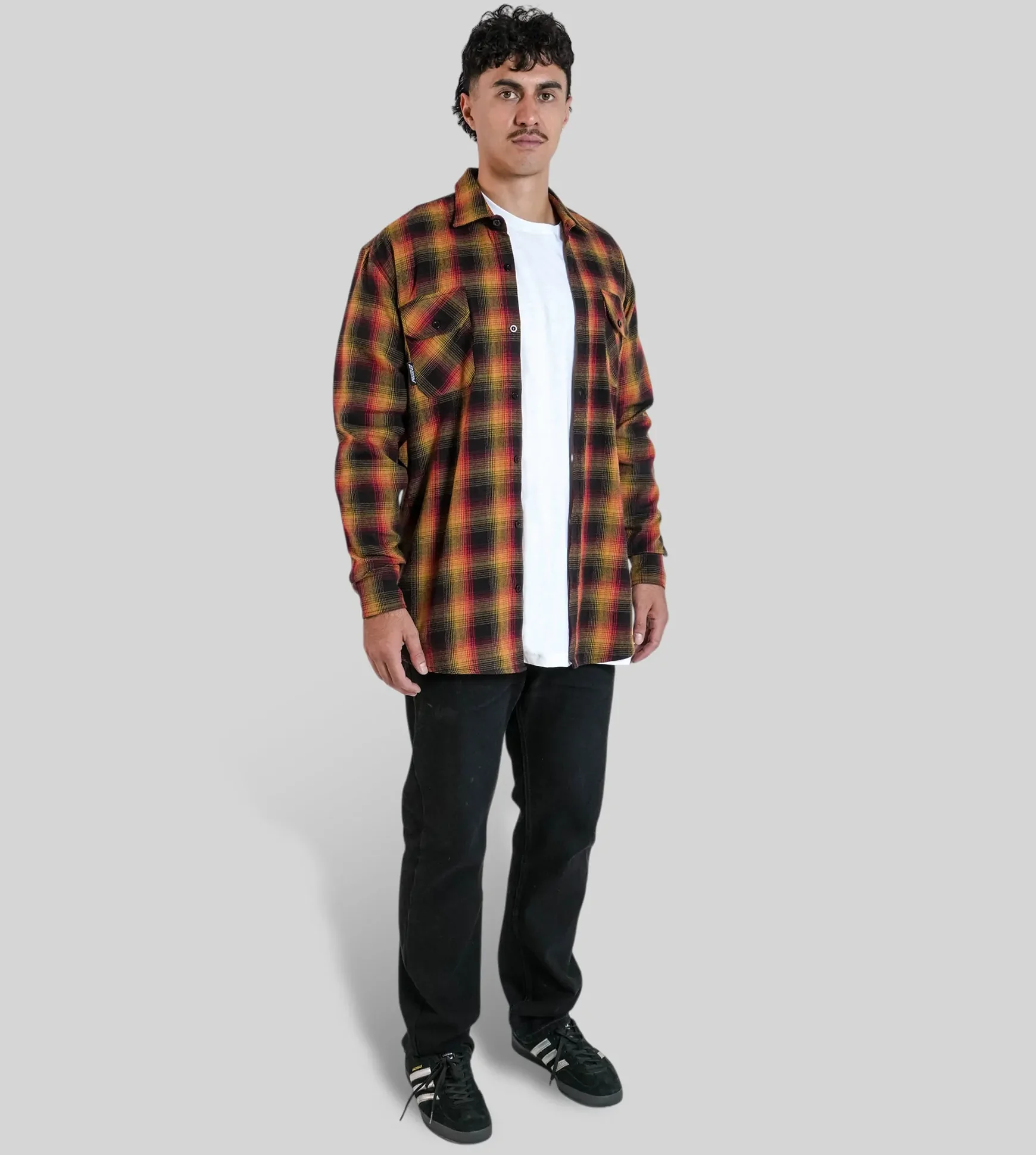 Tall Flannel - Outlaw - Plus 2 Clothing