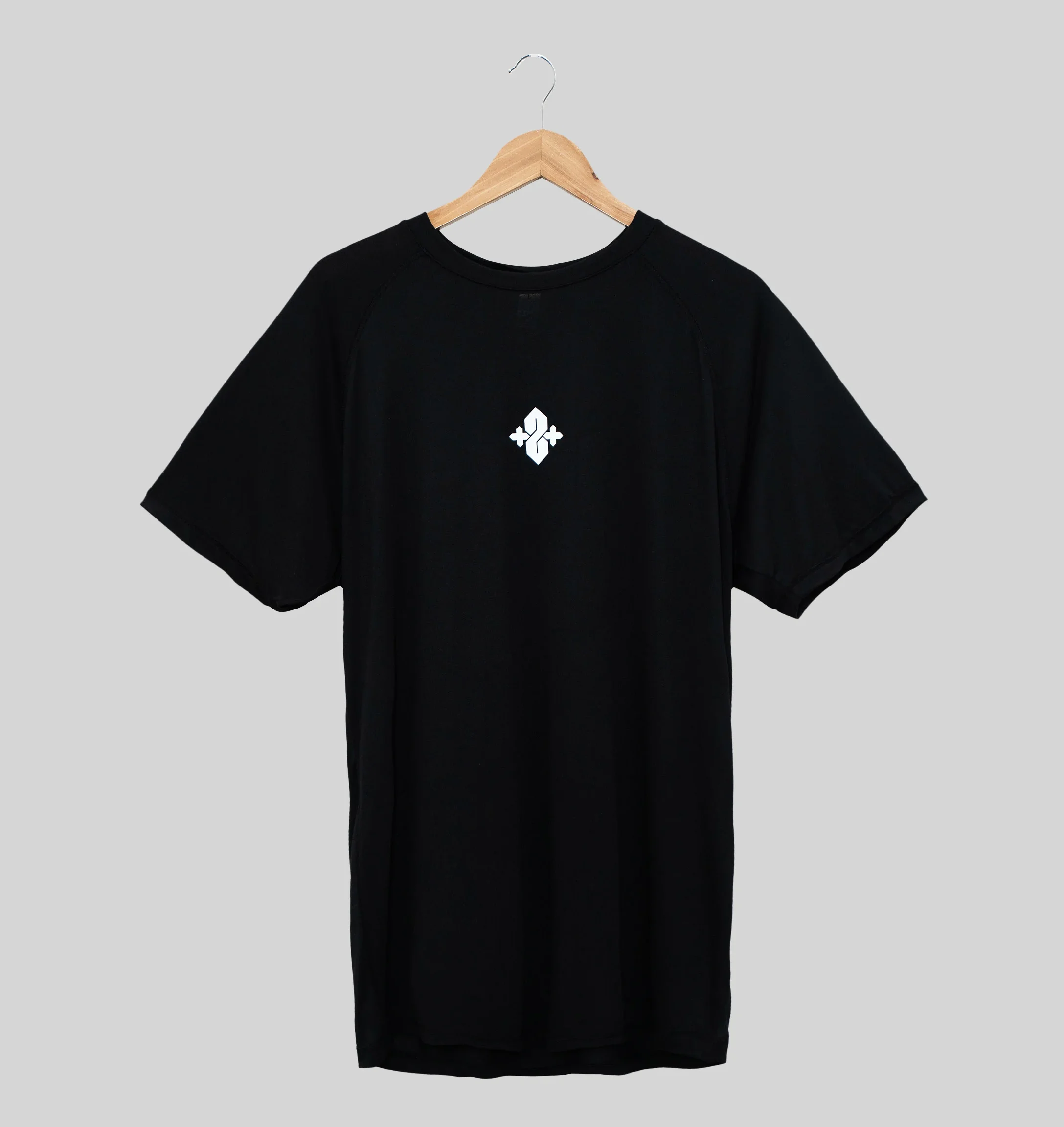 Running Tee - Black - Plus 2 Clothing