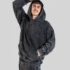 Semi-Tall Hoodie - 3D Washed - Plus 2 Clothing