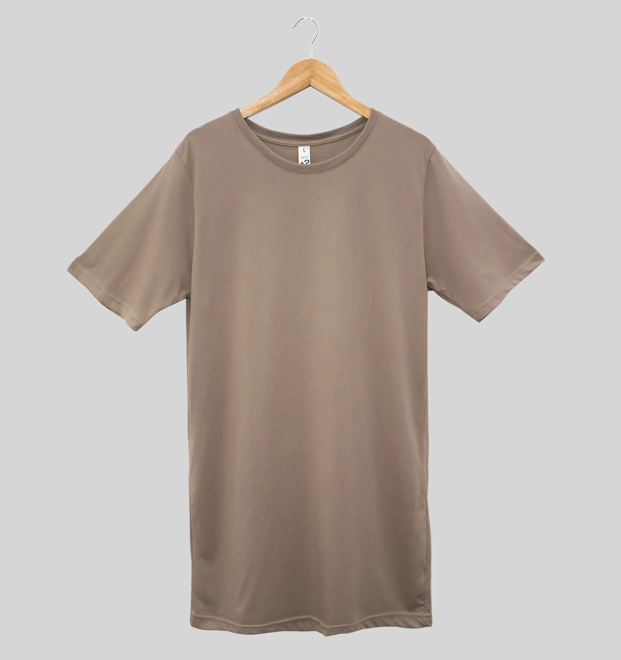 Driftwood Tall Tee (Taupe Grey) 2