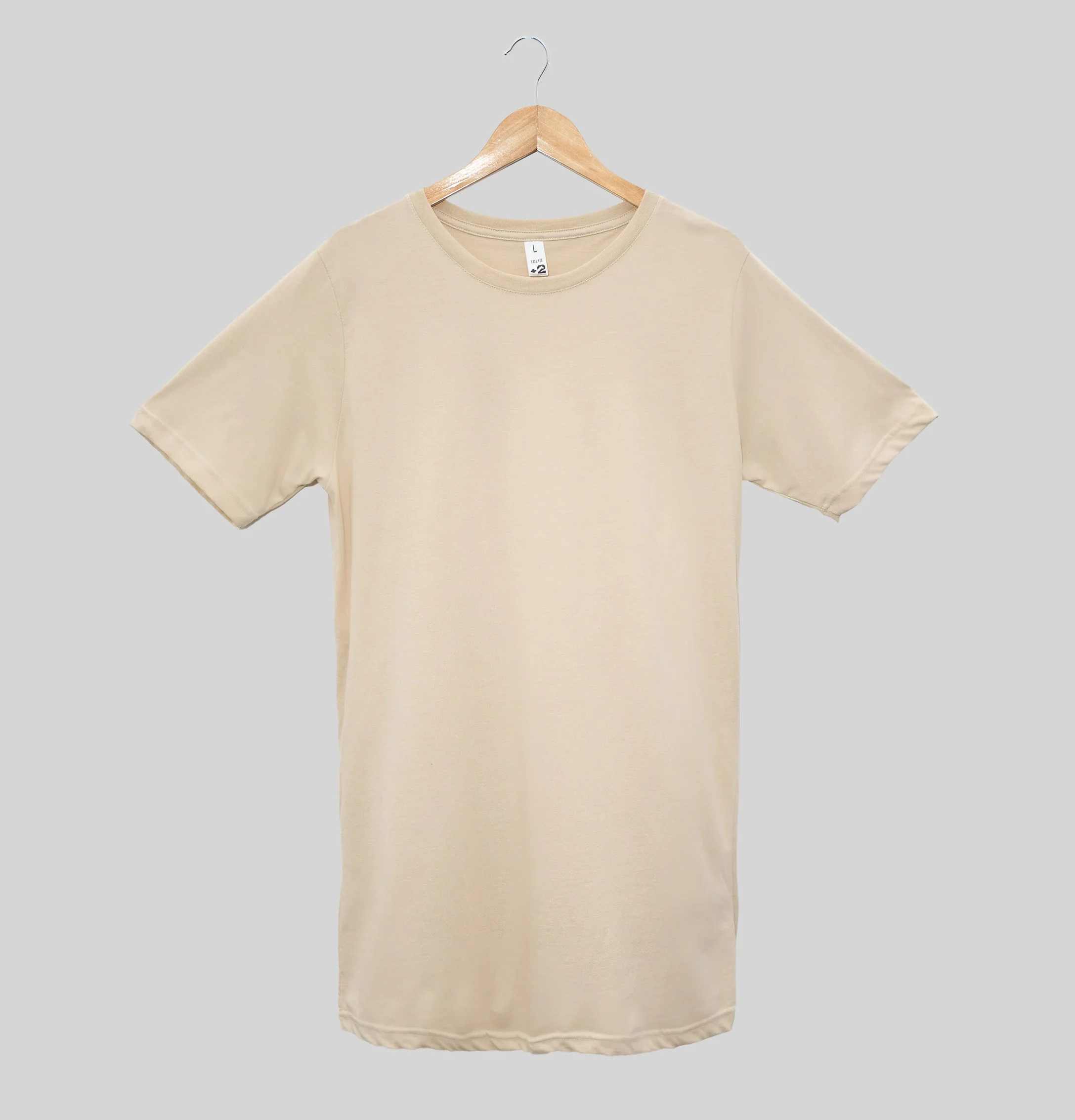 Tall Tee - Dune - Plus 2 Clothing