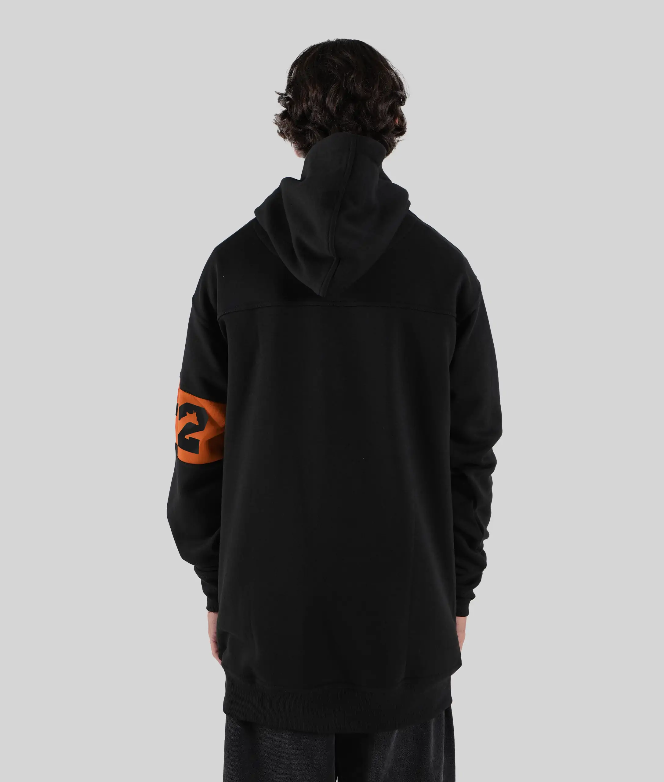 Orange Armband Tall Hoodie - Plus 2 Clothing