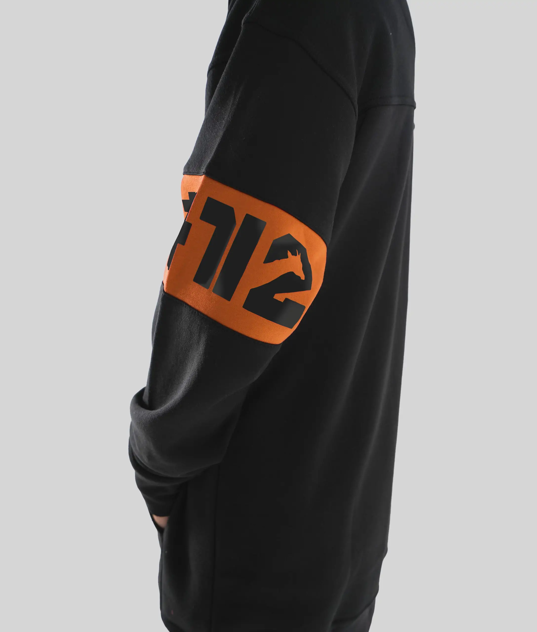 Orange Armband Tall Hoodie - Plus 2 Clothing