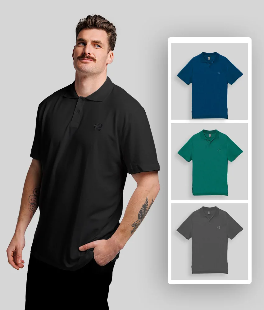 Tall Polo's 3 Pack