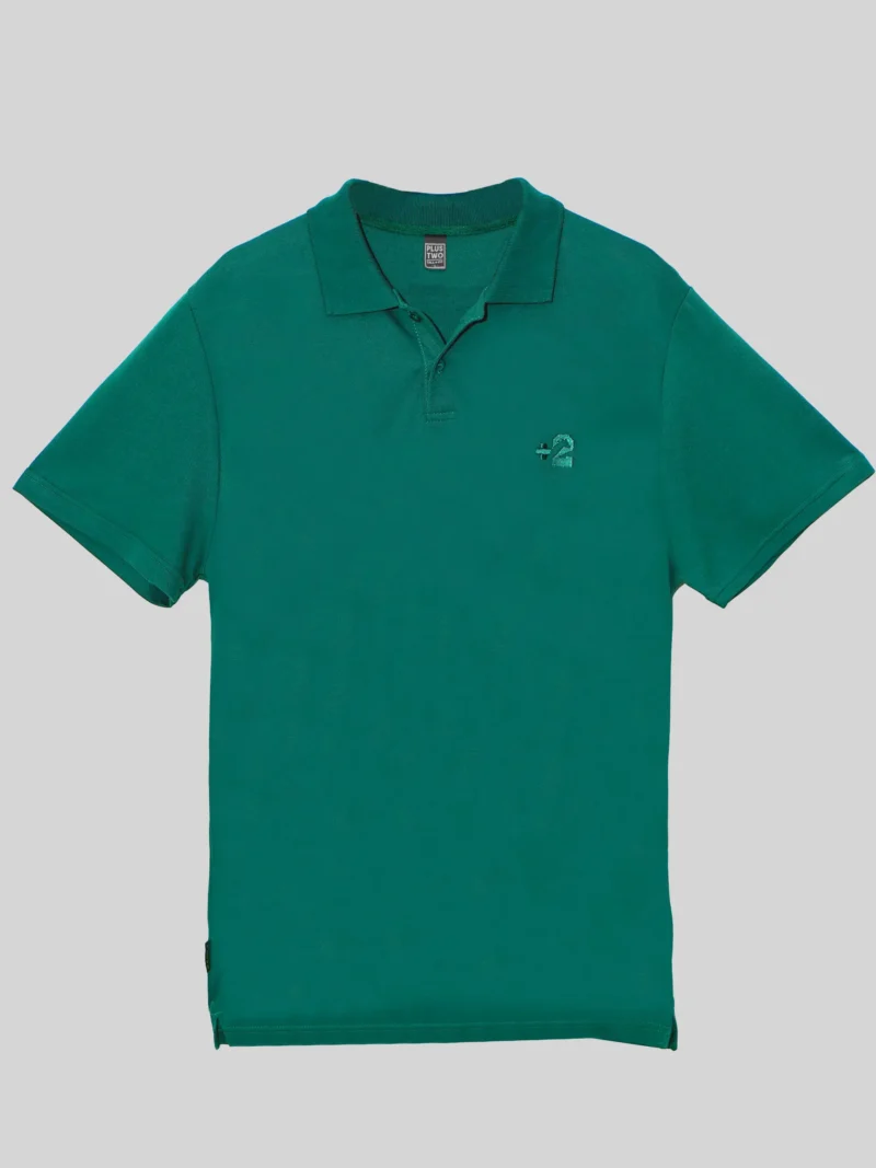 tall polo dark green flatlay