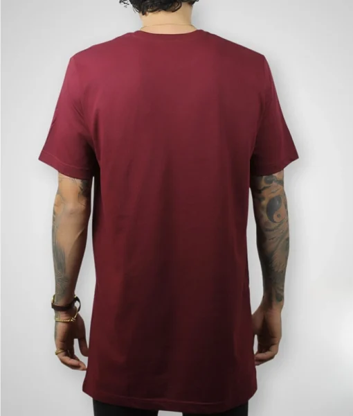 Tall Tee - Burgundy - Plus 2 Clothing