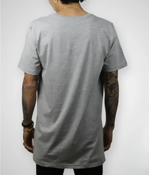 Tall Tee - Grey Marle - Plus 2 Clothing